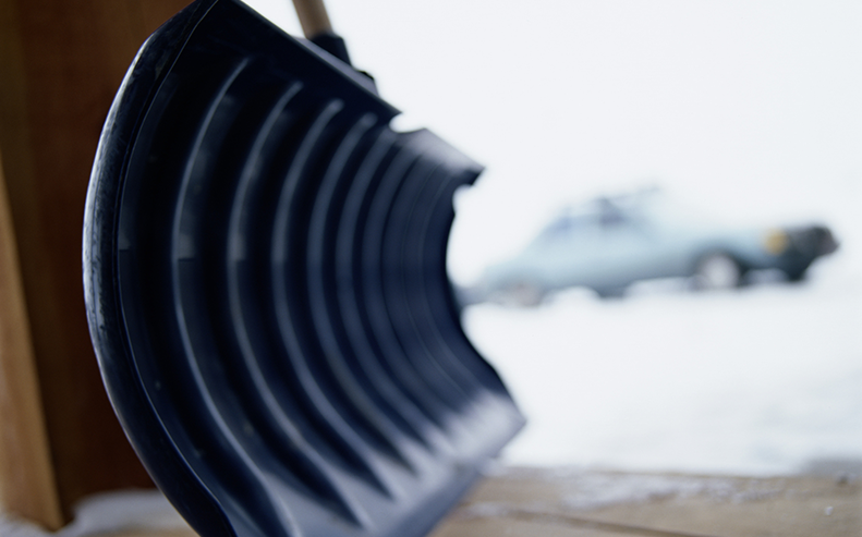 Safe snow shoveling