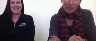 screenshot of google hangout on marathon nutrition