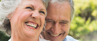 older couple smiling