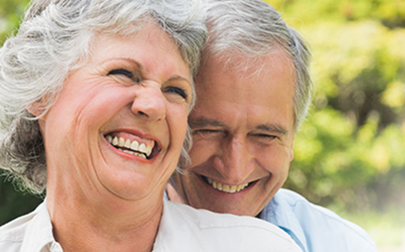 older couple smiling