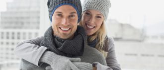 couple in winter
