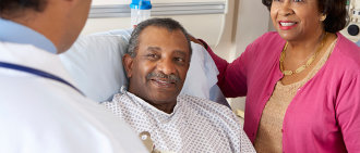 doctor speaking with patient
