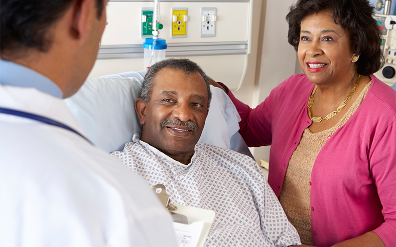doctor speaking with patient