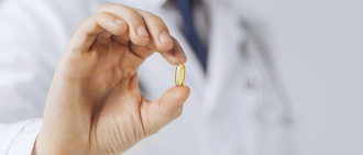 doctor with pill