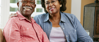 older couple with glasses