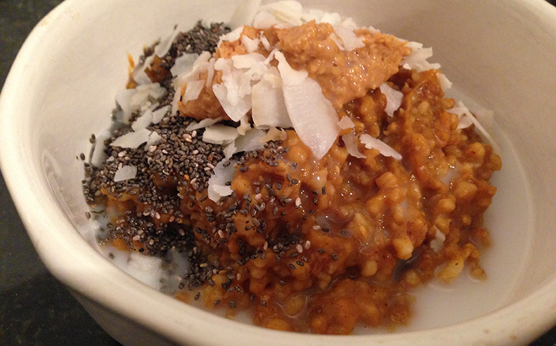steel cut oats pumpkin receipe