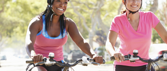 women cycling