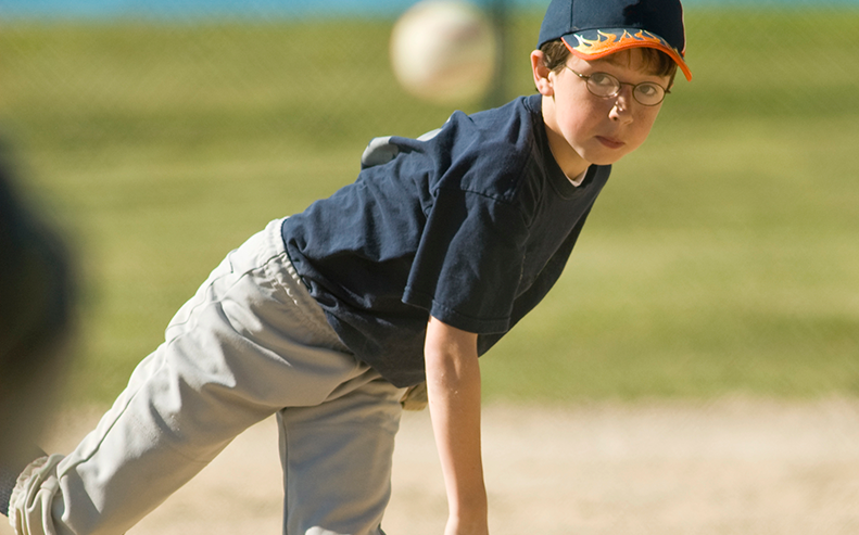 young baseball pitcher
