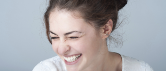 girl laughing