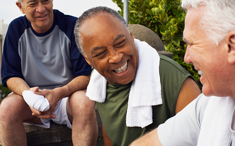 older men talking