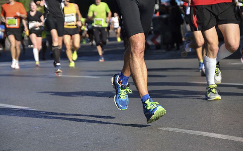 running marathon race