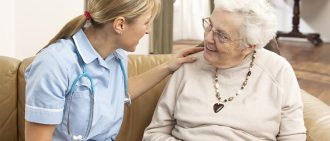 elderly woman with dementia