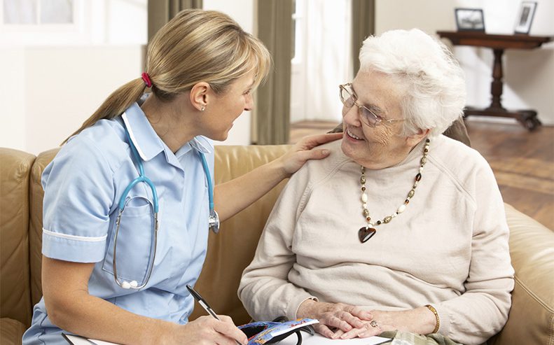 elderly woman with dementia