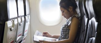 traveling on plane