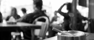 smoke cigarette