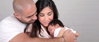 family with baby