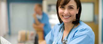 smiling nurse