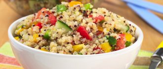 crunchy thai quinoa salad