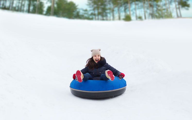 snow tubing