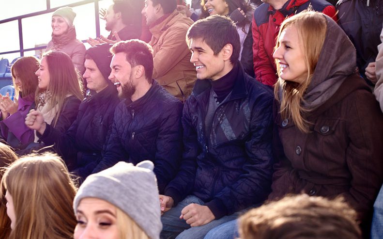 cold fans at game