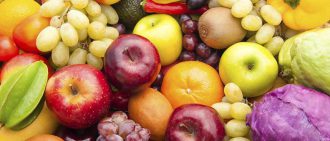 fruits and vegetables