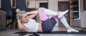 flat stomach sit ups