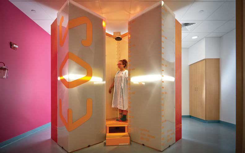 The EOS machine is designed to help diagnose scoliosis
