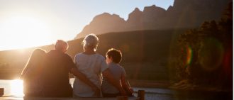 Grandchildren with grandparents