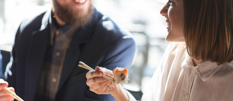 What foodborne illnesses are associated with sushi?