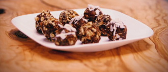No-bake truffle cookies