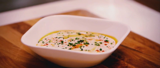 Switch up your snack routine with this light and creamy white bean dip