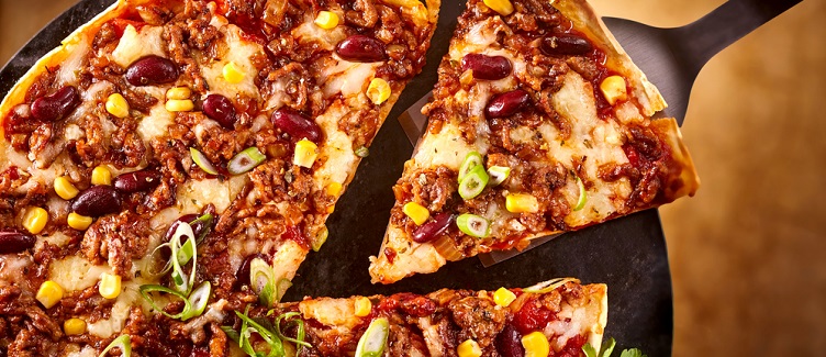 bean veggie personal pizza