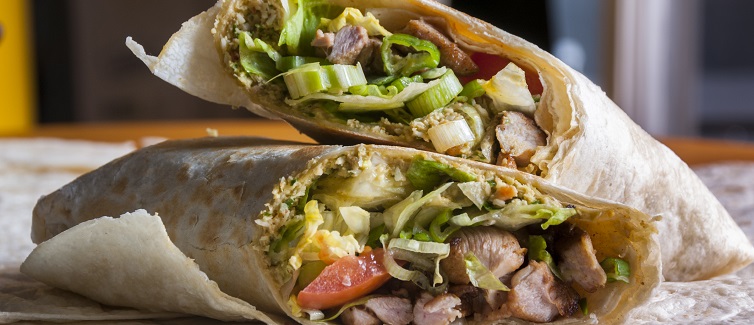 recipe barbecued chicken wraps