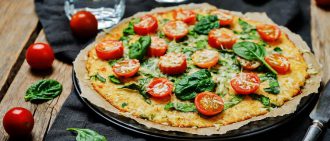 Cauliflower pizza crust