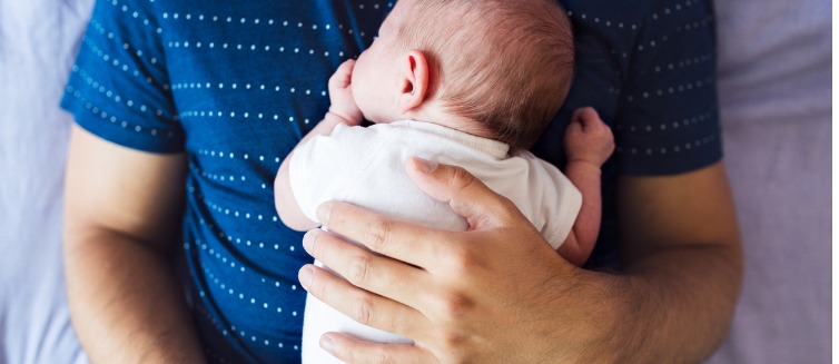Father and baby