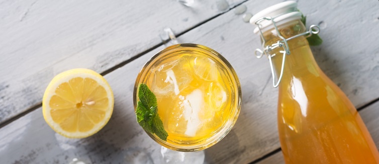 Learn more about the health benefits of kombucha.