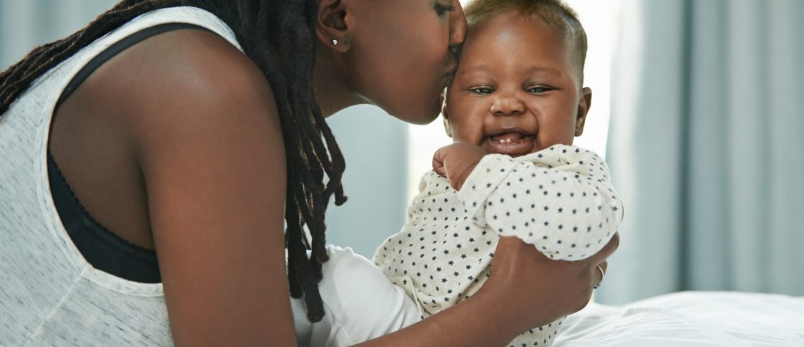 mother and her newborn baby