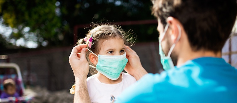 Use these tips to encourage your child to wear a mask