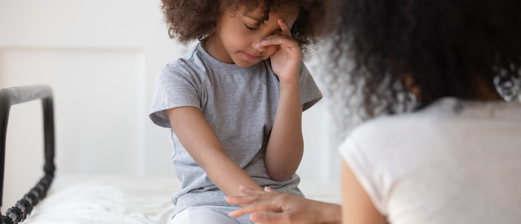 Child in stress