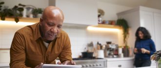 Mature Man At Home