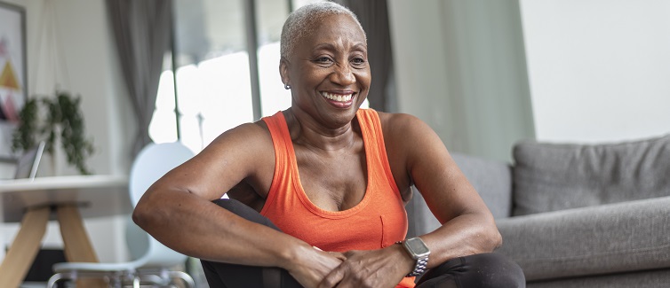 senior black woman