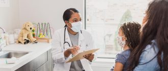 Female pediatrician