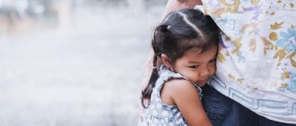 fearful child