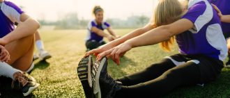 Stretching is important for young athletes