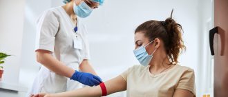 prepare for blood donation