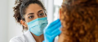 Swelling in the face during cancer treatment